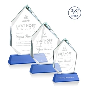 Deerhurst Ice Peak Award on Newhaven - Blue | https://www.bestnamebadges.com