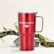 20 oz Contoured Stainless Steel Travel Mug | https://www.bestnamebadges.com