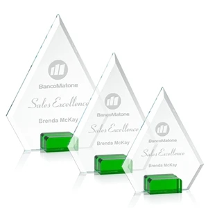 Charlotte Award - Green | https://www.bestnamebadges.com