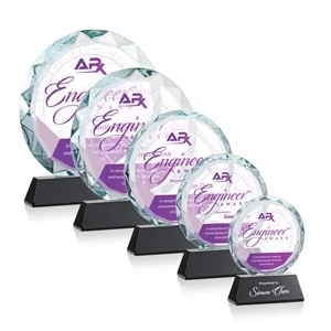 Stratford VividPrint™ Award - Black | https://www.bestnamebadges.com