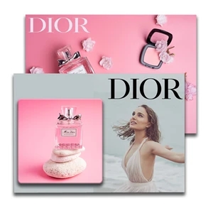 Post Card with Full Color Coaster - Round or Square 1/32"