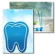 Post Card with Full Color Tooth Coaster | https://www.bestnamebadges.com