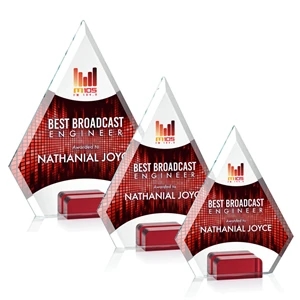 Charlotte VividPrint™ Award - Red | https://www.bestnamebadges.com
