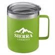14 oz Stainless Steel Camping Mug | https://www.bestnamebadges.com