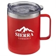14 oz Stainless Steel Camping Mug | https://www.bestnamebadges.com
