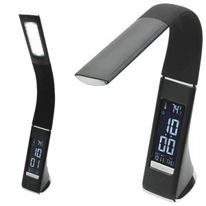 LED Desk Lamp with Smart Features Alarm,Date,Temperature