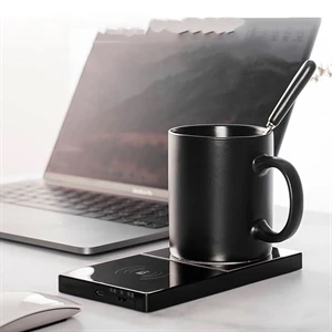 2-in-1 Smart Coffee Mug Warmer & Wireless Charger