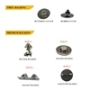 Custom Lapel Pins - Hard Enamel | https://www.bestnamebadges.com