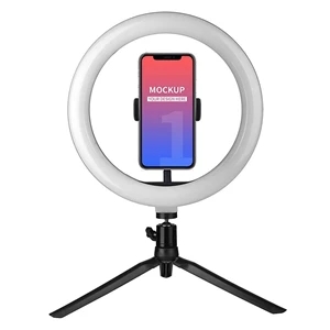10"LED Ring Light With Tripod Stand Phone Holder