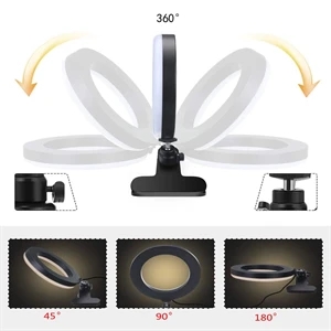 6 Inch Selfie Ring Light with Clamp