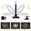 6 Inch Selfie Ring Light with Clamp | https://www.bestnamebadges.com