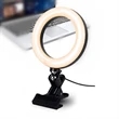 6 Inch Selfie Ring Light with Clamp | https://www.bestnamebadges.com