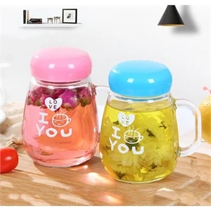 12 oz Glass Tea Mugs
