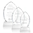 Wilton Award on Newhaven Base - Clear | https://www.bestnamebadges.com