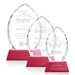 Wilton Award on Newhaven Base - Red | https://www.bestnamebadges.com