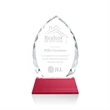 Wilton Award on Newhaven Base - Red | https://www.bestnamebadges.com