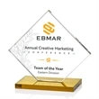 Wellington VividPrint™ Award - Amber | https://www.bestnamebadges.com