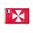 World Flag - Congo (Republic) | https://www.bestnamebadges.com