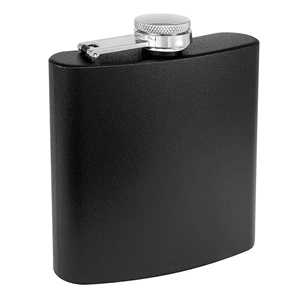 6oz Stainless Steel Hip Flask | https://www.bestnamebadges.com