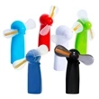 Message Editable Mini Flash LED Fan | https://www.bestnamebadges.com