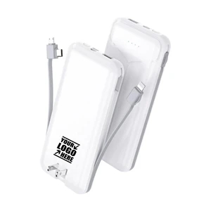 Power bank with charging cable