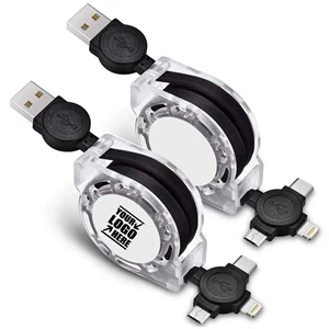 5Ft/1.5m Retractable Fast Charger Cord