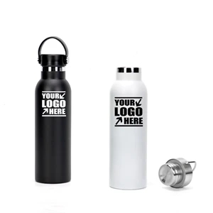 23oz Water Bottle - Stainless Steel, Reusable, Vacuum Insula