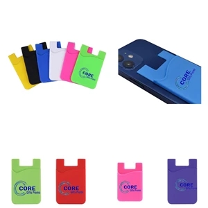 Vertical Silicone Cell Phone Wallet