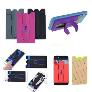 Silicone Phone Wallet With Stand