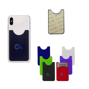 Silicone Phone Wallet With Finger Slot