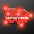 Flashing Dice LED Pin Blinkies | https://www.bestnamebadges.com