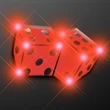 Flashing Dice LED Pin Blinkies | https://www.bestnamebadges.com
