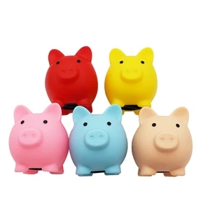 Pink piggy bank