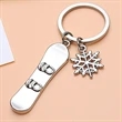 Snowboard keychain | https://www.bestnamebadges.com