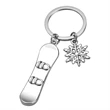 Snowboard keychain | https://www.bestnamebadges.com
