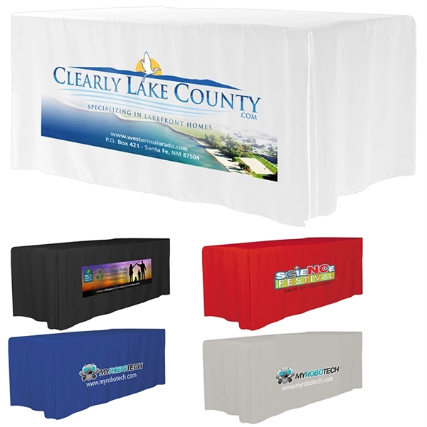 4-Sided Fitted Style Table Covers & Throws (F.C.)