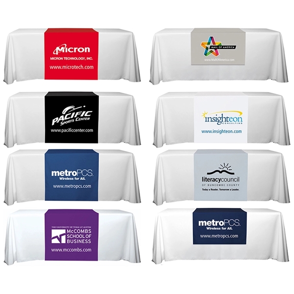 Roger Eight 90" L Table Runners (Spot Color Print)