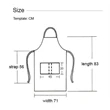 12 oz. Denim Kitchen Aprons w/ Adjustable straps & 3 Pockets | https://www.bestnamebadges.com