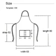 Serge Kitchen Aprons w/ Adjustable Straps & 2 front pockets | https://www.bestnamebadges.com