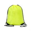 Polyester Drawstring Bag w/ Reinforced Corner (13.5"x16.5") | https://www.bestnamebadges.com