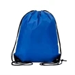 Polyester Drawstring Bag w/ Reinforced Corner (13.5"x16.5") | https://www.bestnamebadges.com