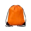 Polyester Drawstring Bag w/ Reinforced Corner (13.5"x16.5") | https://www.bestnamebadges.com