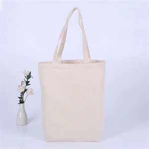 Cotton Canvas Reusable Tote Bags | https://www.bestnamebadges.com