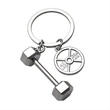 Dumbbell keychain | https://www.bestnamebadges.com