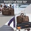 Canvas Travel Duffel Bag | https://www.bestnamebadges.com