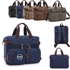 14" Vintage Canvas Messenger Bag