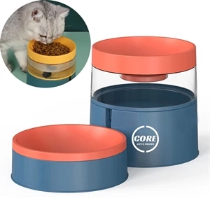 Automatic Double Pet with Dog Food and Water Bowl Set