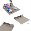 Wireless Charging Mouse Pad Charger With Pen Container | https://www.bestnamebadges.com