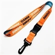 3/4" Dye-Sublimated Lanyard with Plastic J-Hook and Swivel | https://www.bestnamebadges.com