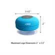 Water Resistant Bluetooth Shower Speaker | https://www.bestnamebadges.com